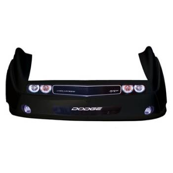 Five Star Race Car Bodies - Five Star Challenger MD3 Complete Nose and Fender Combo Kit - Black (Newer Style)