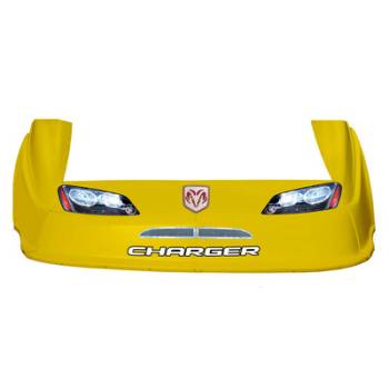 Five Star Race Car Bodies - Five Star Charger MD3 Complete Nose and Fender Combo Kit - Yellow (Older Style)