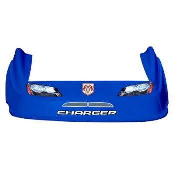 Five Star Race Car Bodies - Five Star Charger MD3 Complete Nose and Fender Combo Kit - Chevron Blue (Newer Style)