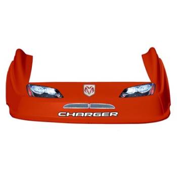 Five Star Race Car Bodies - Five Star Charger MD3 Complete Nose and Fender Combo Kit - Orange (Newer Style)