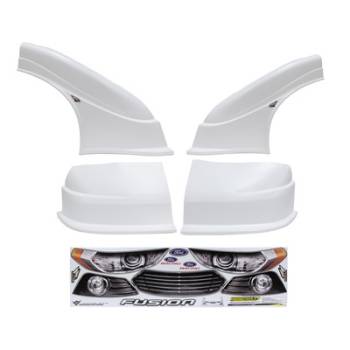 Five Star Race Car Bodies - Five Star 2013 Ford Fusion MD3 Complete Nose and Fender Combo Kit - Newer Style -White