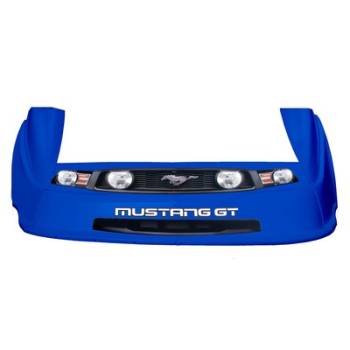 Five Star Race Car Bodies - Five Star Mustang MD3Complete Nose and Fender Combo Kit - Chevron Blue (Older Style)