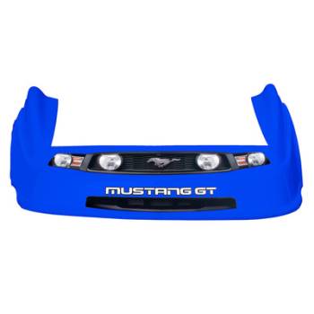 Five Star Race Car Bodies - Five Star Mustang MD3Complete Nose and Fender Combo Kit - Chevron Blue (Newer Style)