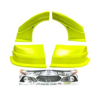 Five Star Race Car Bodies - Fivestar MD3 Evolution Nose and Fender Combo Kit - Fusion - Yellow