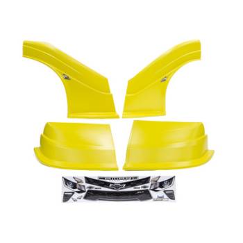 Five Star Race Car Bodies - Fivestar MD3 Evolution Nose and Fender Combo Kit - Camaro - Yellow (Flat RS Fender)