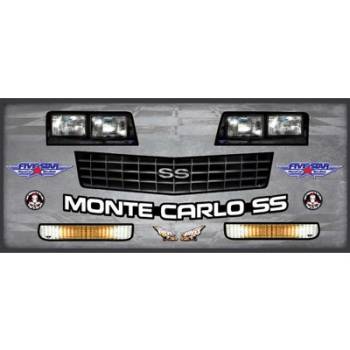 Five Star Race Car Bodies - Five Star 1988 Chevrolet Monte Carlo SS Nose - MD3 - Nose Graphics Kit