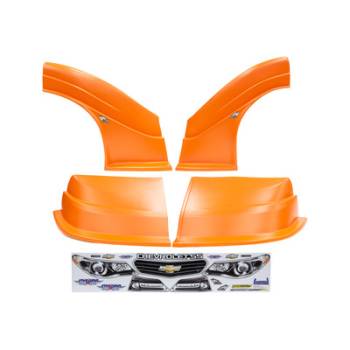 Five Star Race Car Bodies - Fivestar MD3 Evolution Nose and Fender Combo Kit - Chevy SS - Orange