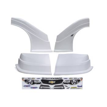 Five Star Race Car Bodies - Fivestar MD3 Evolution Nose and Fender Combo Kit - Chevy SS - White