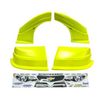Five Star Race Car Bodies - Fivestar MD3 Evolution Nose and Fender Combo Kit - Chevy SS - Yellow