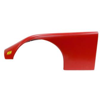 Five Star Race Car Bodies - Five Star ABC Plastic Fender - Red - Left (Only) - For use with 10" Tires