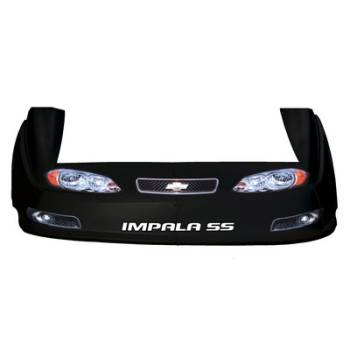 Five Star Race Car Bodies - Five Star Impala MD3 Complete Nose and Fender Combo Kit - Black (Older Style)