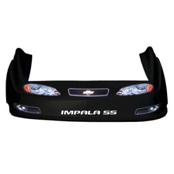 Five Star Race Car Bodies - Five Star Impala MD3 Complete Nose and Fender Combo Kit - Black (Newer Style)