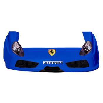 Five Star Race Car Bodies - Five Star Ferrari MD3 Complete Nose and Fender Combo Kit - Chevron Blue (Older Style)