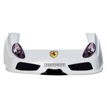 Five Star Race Car Bodies - Five Star Ferrari MD3 Complete Nose and Fender Combo Kit - White (Older Style)
