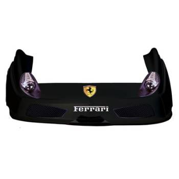 Five Star Race Car Bodies - Five Star Ferrari MD3 Complete Nose and Fender Combo Kit - Black (Newer Style)
