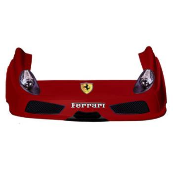 Five Star Race Car Bodies - Five Star Ferrari MD3 Complete Nose and Fender Combo Kit - Red (Newer Style)