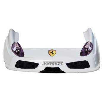Five Star Race Car Bodies - Five Star Ferrari MD3 Complete Nose and Fender Combo Kit - White (Newer Style)