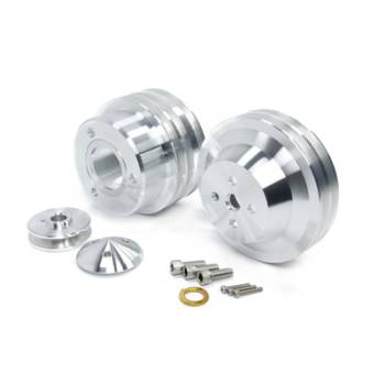 March Performance - March Performance 65-69 Ford SB 3PC 3V Pulley Kit Polished