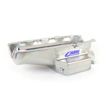 Canton Racing Products - Canton Competition 6-1/2" Deep, 12" Long Wet Sump Oil Pan - SB Chevy Pre-80 LH Dipstick - Circle Track