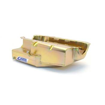 Canton Racing Products - Canton SBC Open Chassis Circle Track Pro Oil Pan - Shallow