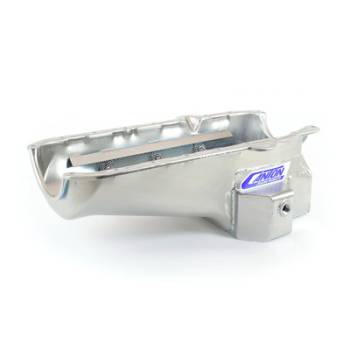 Canton Racing Products - Canton Late Camaro, Firebird Road Race Wet Sump Oil Pan - 93-97 GM F-Body - SB Chevy 86-Up w/ 1 Piece Rear Main Seal