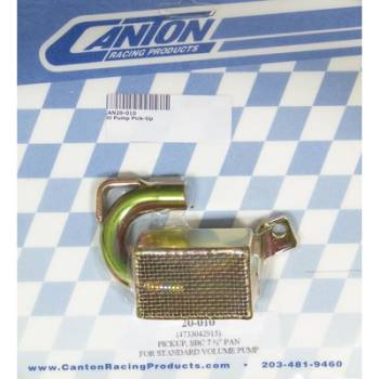 Canton Racing Products - Canton Oil Pump Pick-Up - Fits Regular Volume Oil Pump - Fits CAN11-160 Series Drag Race and Road Race 7.5" Oil Pans