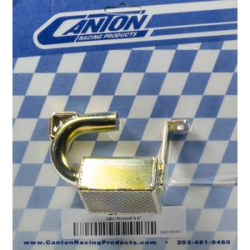 Canton Racing Products - Canton Steel Drag / Street Oil Pump Pickup - For 8.5 in. Deep SB Chevy Pans w/ Small Block Standard Volume Pumps (M55/M55A)