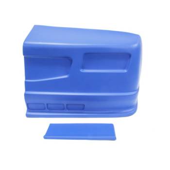 Dominator Racing Products - Dominator SS Nose w/ Lower Fender Extension - Blue - Left Side (Only)
