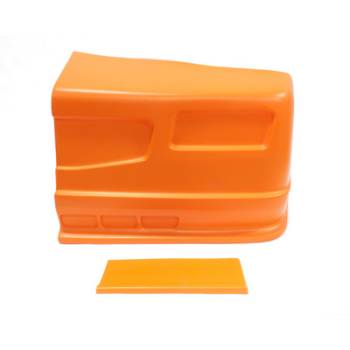 Dominator Racing Products - Dominator SS Nose w/ Lower Fender Extension - Orange - Left Side (Only)