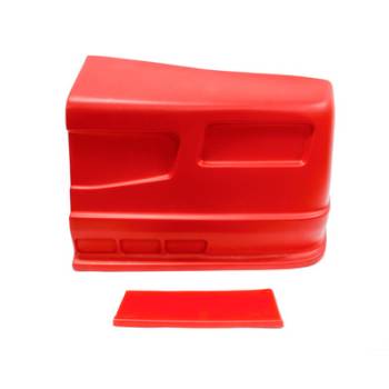 Dominator Racing Products - Dominator SS Nose w/ Lower Fender Extension - Red - Left Side (Only)