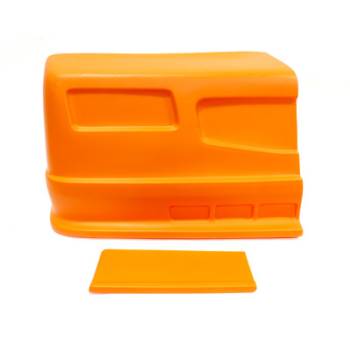 Dominator Racing Products - Dominator SS Nose w/ Lower Fender Extension - Orange - Right Side (Only)