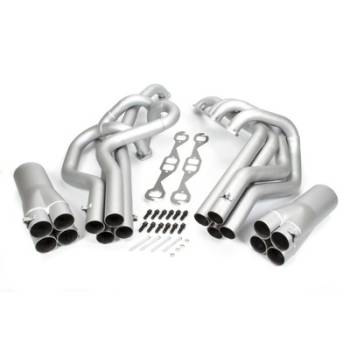 Howe Racing Enterprises - Howe Chevy Crossover Late Model Headers - SB Chevy STD Port - Tube Size: 1-3/4" / 1-7/8" - 3-1/2" Collectors