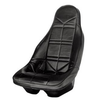 Jaz Products - Jaz Power Steering High Back Seat Cover Black Vinyl
