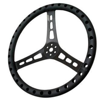 Joes Racing Products - JOES Aluminum Dished Steering Wheel - 13" - Black