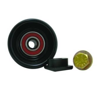 KRC Power Steering - KRC Replacement Idler Tensioner Pulley with Stud and Bolt