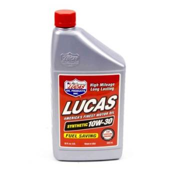 Lucas Oil Products - Lucas Synthetic High Performance Motor Oil - 10W-30 - 1 Quart