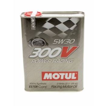 Motul - Motul 300V Power Racing 5W30 Synthetic Oil - 2 Liters