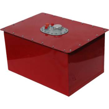 RCI - RCI Shaw 22 Gallon Circle Track Fuel Cell -10AN Pickup - Red Steel Can