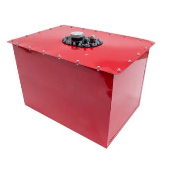 RCI - RCI Modifed 26 Gallon Circle Track Fuel Cell -10AN Pickup - Red Steel Can