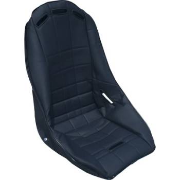 RCI - RCI Lo-Back Black Vinyl Padded Seat Cover (Only) - Fits #RCI8020S