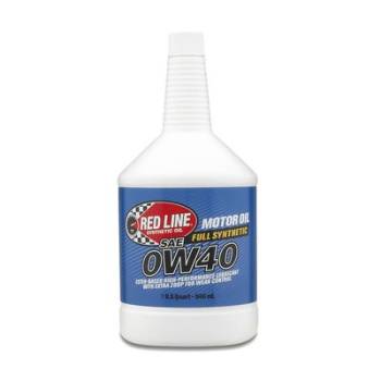 Red Line Synthetic Oil - Red Line 0W40 Motor Oil-1 Quart