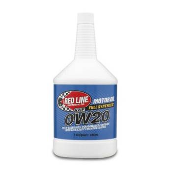 Red Line Synthetic Oil - Red Line 0W20 Motor Oil-1 Quart