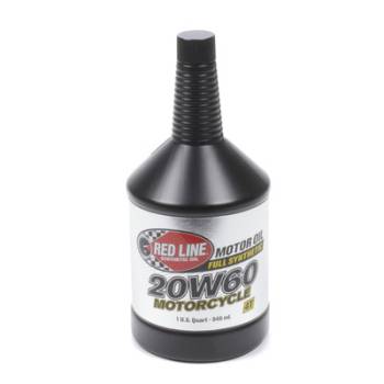 Red Line Synthetic Oil - Red Line Oil 20W60 Motorcycle Oil - 1 Quart
