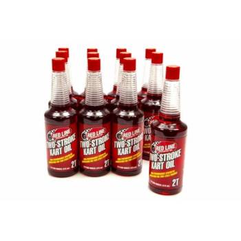Red Line Synthetic Oil - Red Line Two Cycle Kart Racing Oil - 16 oz. (Case of 12)