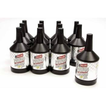 Red Line Synthetic Oil - Red Line 20W50 Motorcycle Oil - 1 Quart (Case of 12)