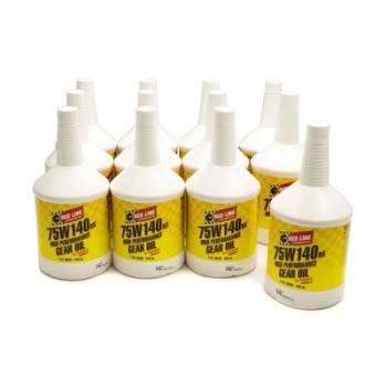 Red Line Synthetic Oil - Red Line GL-5 NS 75W140 Gear Oil - 1 Quart (Case of 12)