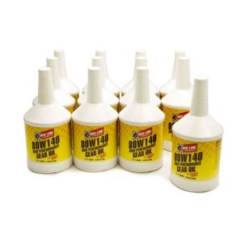 Red Line Synthetic Oil - Red Line 80W140 GL-5 Gear Oil - 1 Quart (Case of 12)