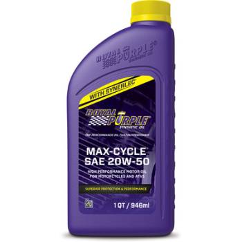 Royal Purple - Royal Purple® Max-Cycle Motorcycle Oil - 1 Quart - 20W-50
