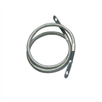 Taylor Cable Products - Taylor Stainless Braided Diamondback Shielded Battery Cable - Starter To Switch