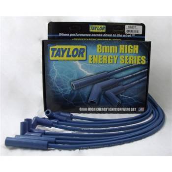 Taylor Cable Products - Taylor 8mm High Energy Ignition Wire Set - Custom Fit(Blue)